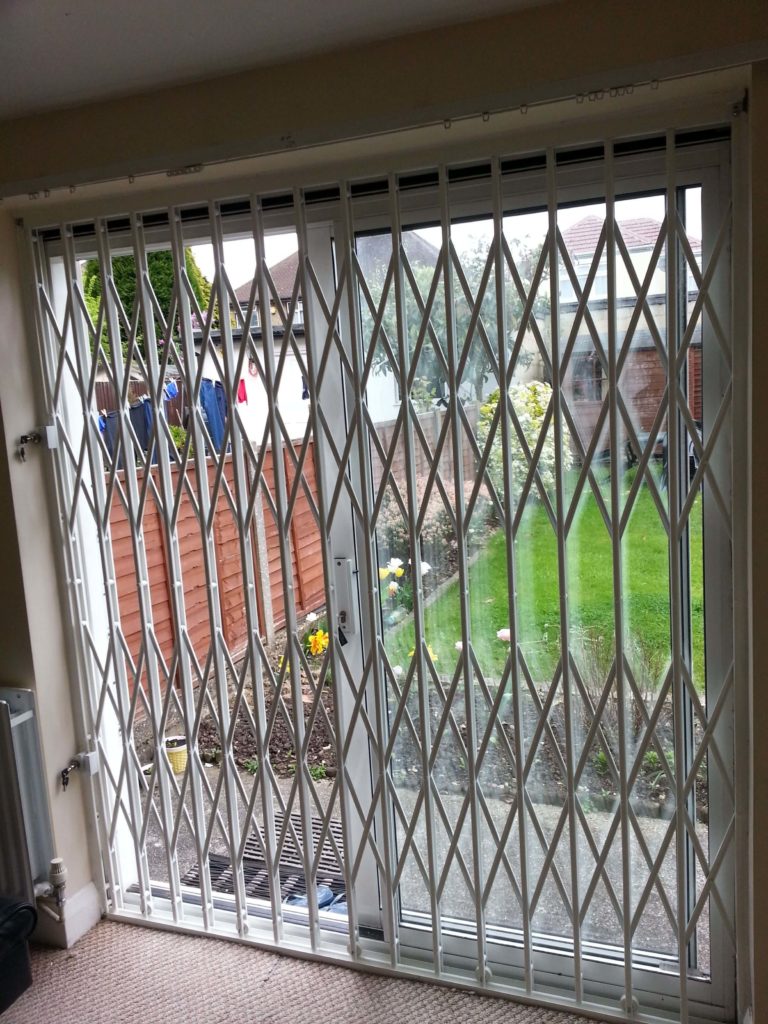 aluminium rolling security grilles rochester
