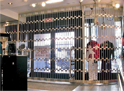 aluminium rolling security grilles rochester