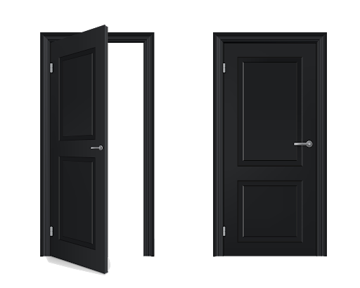 black door
